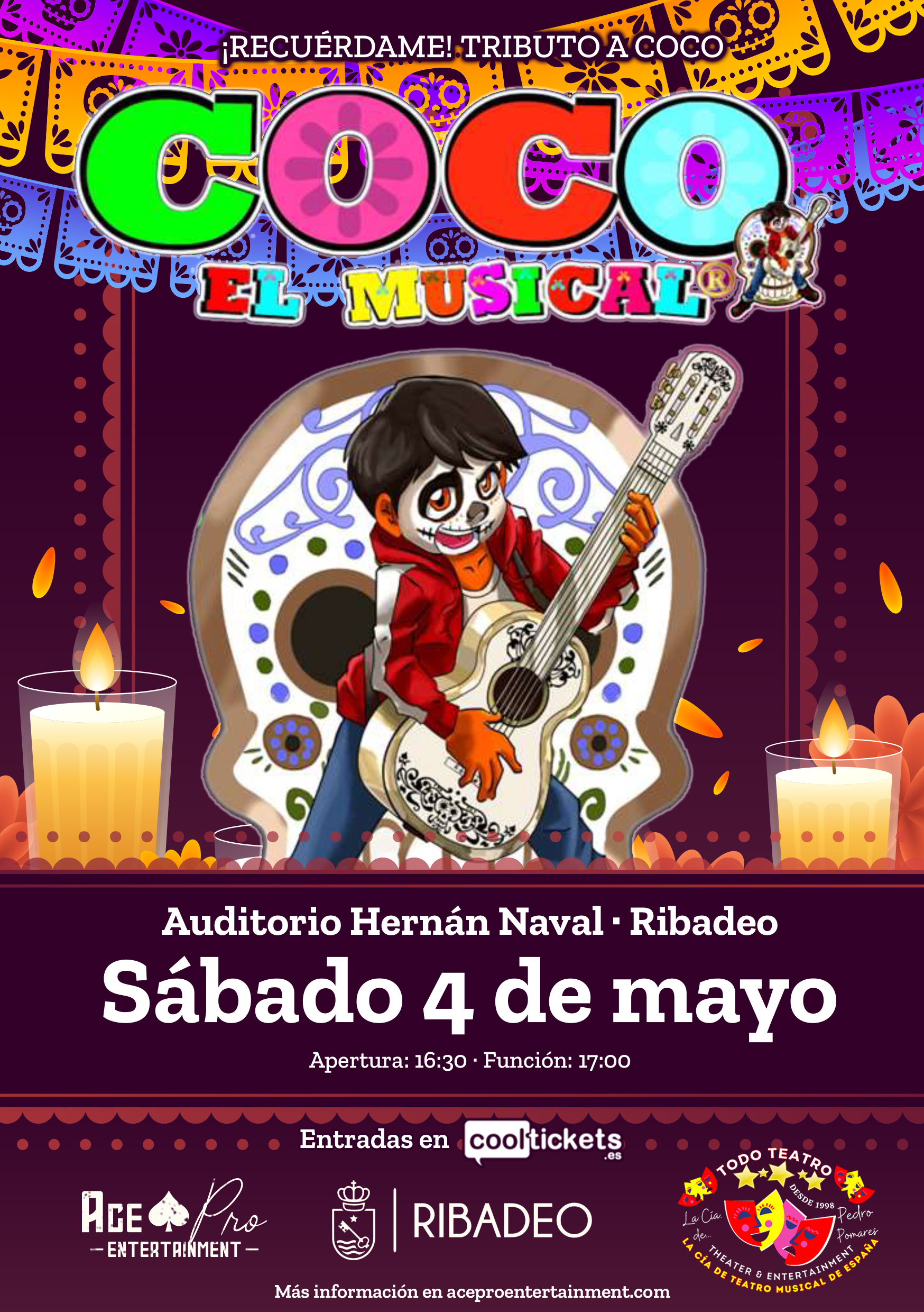 Coco El Musical · Recuérdame · Ribadeo